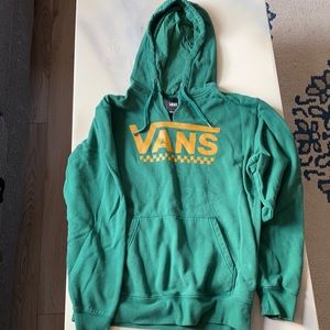 Green and yellow vans hoodie